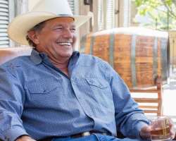 George Strait consuming alcohol